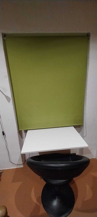 Estore de rolo verde