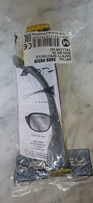 Okulary ochronne 8 sztuk ZEKLER