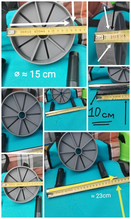 Roda de Abdominais Desmontável (Ab Wheel) – Quinta do Conde