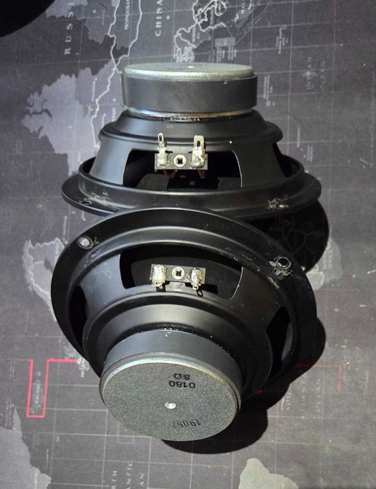 2 solidne głośniki niskotonowe 6,5" 16cm 8ohm jak nowe woofer audio