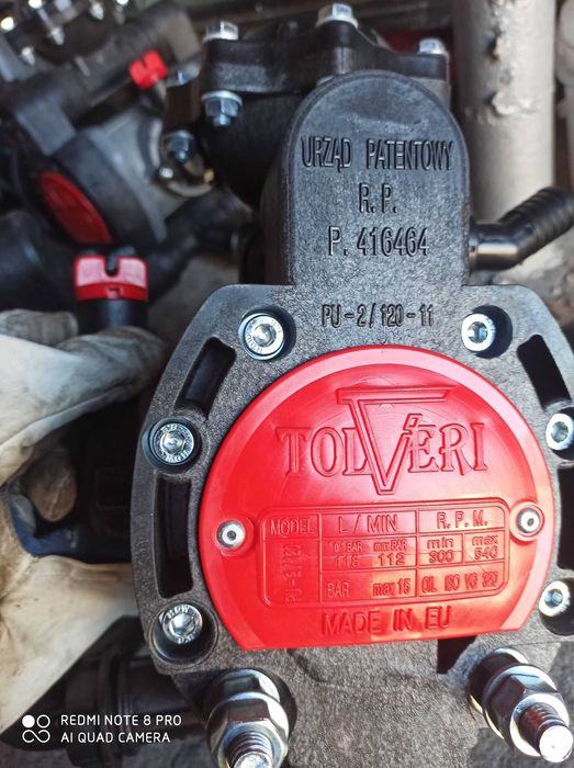 Pompa opryskiwacza membranowo-tłokowa 120 140 l/min | Tolmet Tolveri