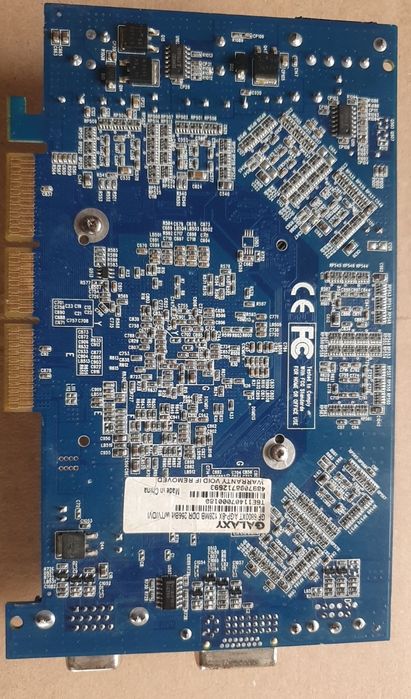 Karta graficzna GALAXY GEFORCE 6800XT 128MB DDR 256BIT AGP Brak śledzia Retro.