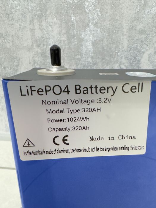 Акумулятор LiFePO4 Cornex 320Ah 3.2V ESS  комірка ячейка Grade A