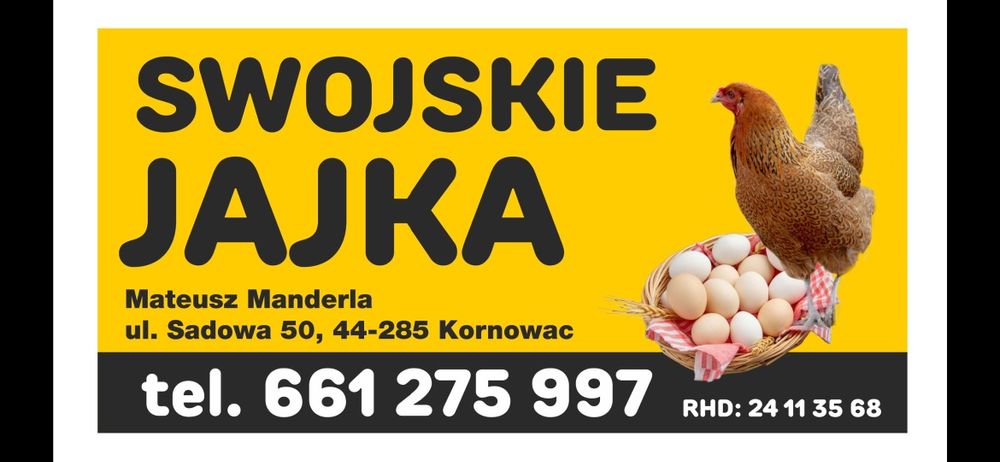 Swojskie świeże jajka