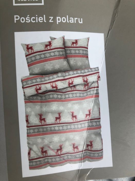 Pościel z polaru 220x200 plus dwie poduszki 70x80