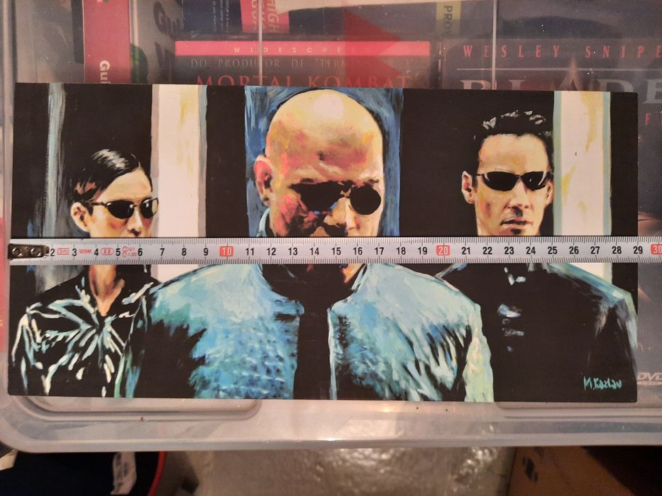 Quadros pintados mão Matrix
