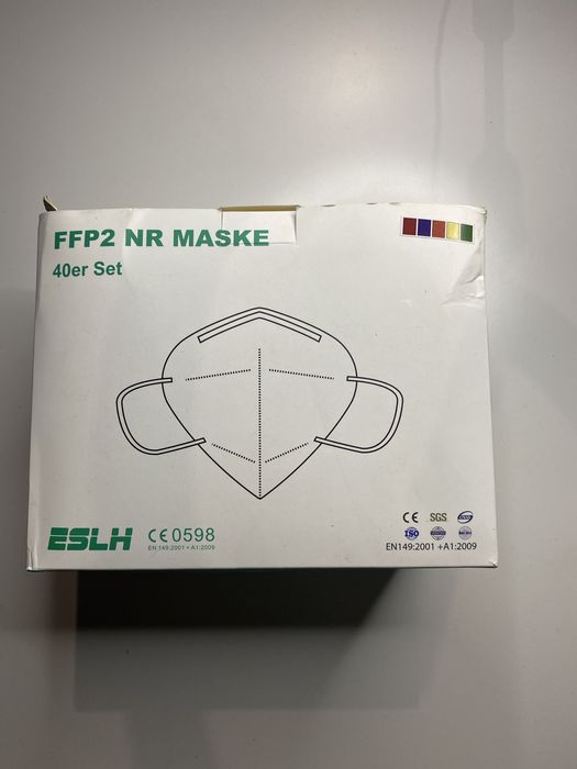 Maseczki ochrone ffp 2 40szt