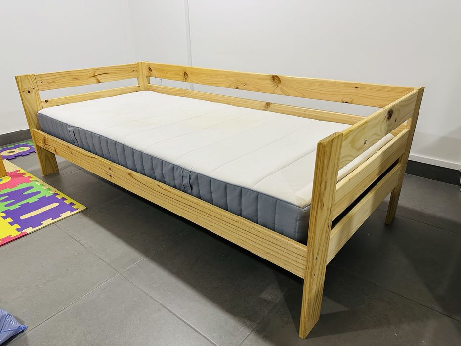 Cama+ Colchão IKEA VALEVÅG 90x200