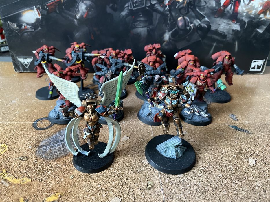 Warhammer 40k Blood Angels  Fly command squad