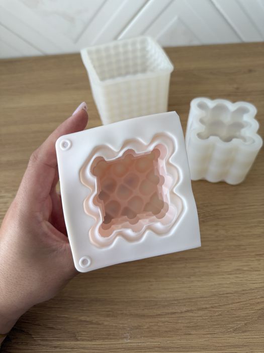 Conjunto de moldes para velas bubble