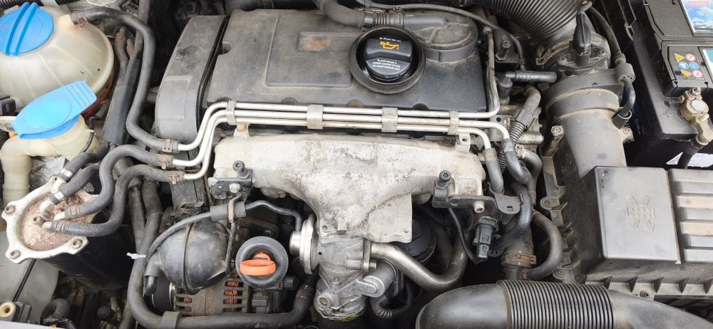 Silnik kompletny 2.0 TDI AZV 16V VW bkd Golf Passat Seat Skoda Touran Audi 140km 136KM Osprzęt części LA7W