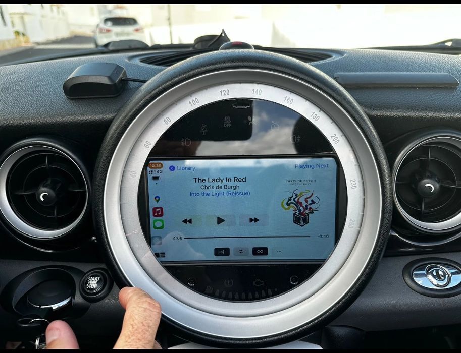 Rádio Android 14  com GPS Mini R55 R56 R60 (Novo)