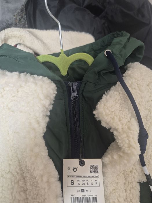 Куртка ZARA тедді