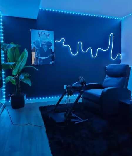 Lâmpada LED RGB – transforma o teu quarto