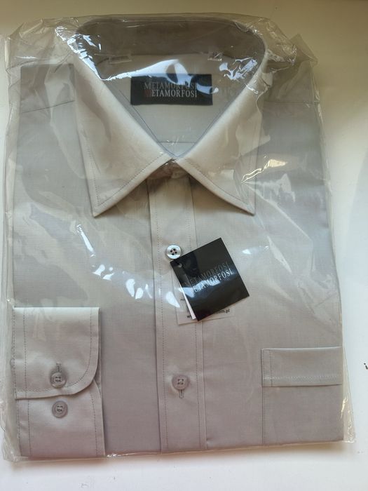 Oliwkowa męska koszula