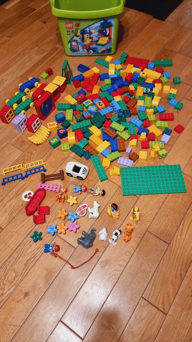***Klocki lego duplo wielki  zestaw oraz pudełko ***