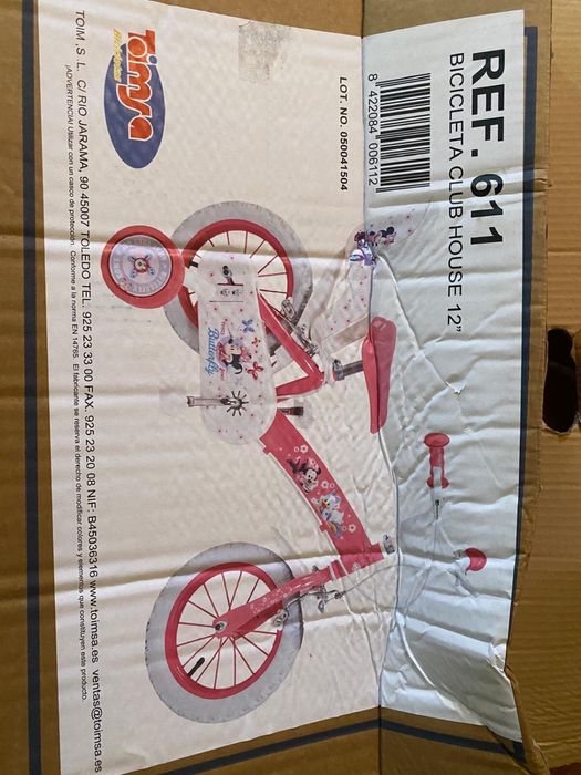 Bicicleta Menina roda 12