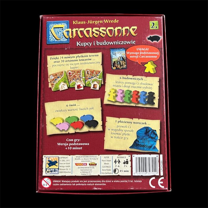 Carcassonne - Kupcy i Budowniczone - 2. edycja - Kompletna!