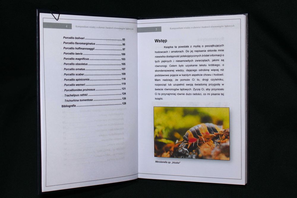 „Kompendium wiedzy o chowie i hodowli równonogów lądowych” M. Lipka