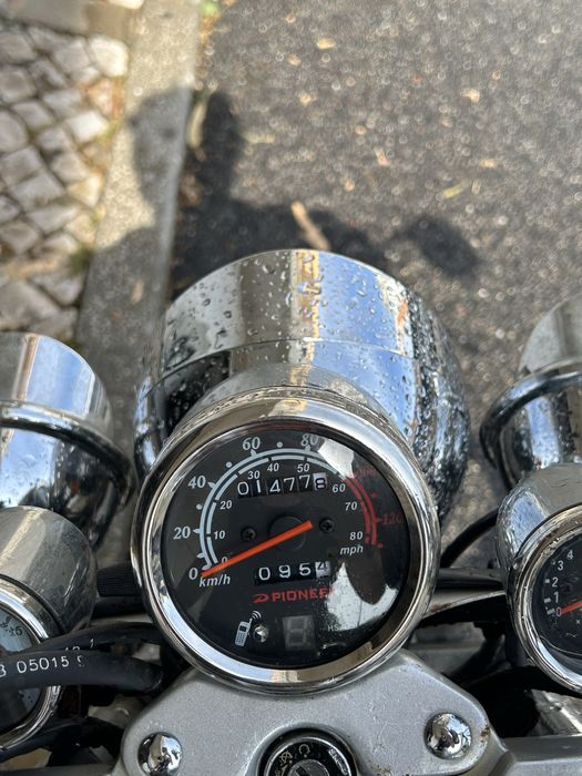 Pioneer 125cc (XF125L-4B) Chopper/Cruiser – Apenas 14.700 km