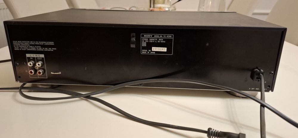 Magnetofon Deck Sony TC-390