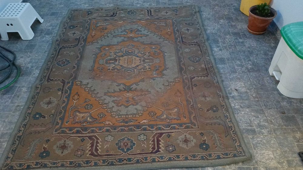 Carpete padrão oriental