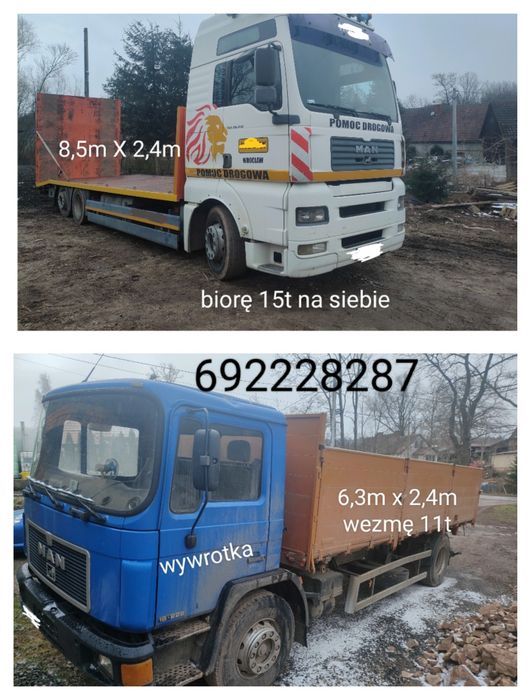Pomoc drogowa, autolaweta 24h laweta niskopodwozie  transport maszyn
