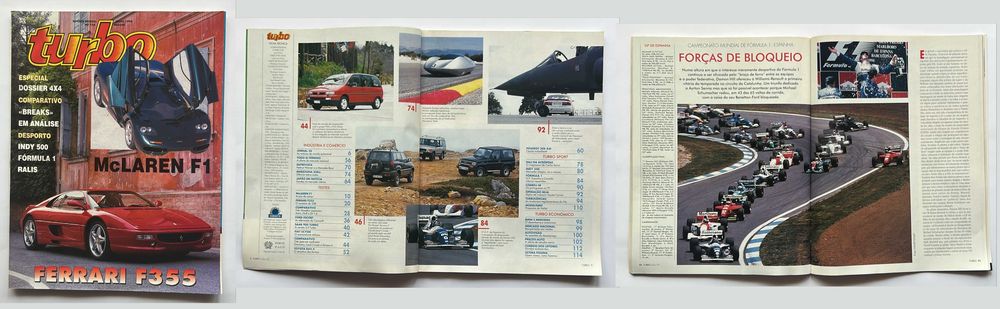 Coleção de revistas Turbo de 1994