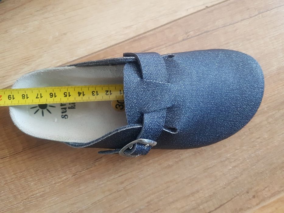 Sunny Kids klapki dziecięce 30 jeans na korku Nowe