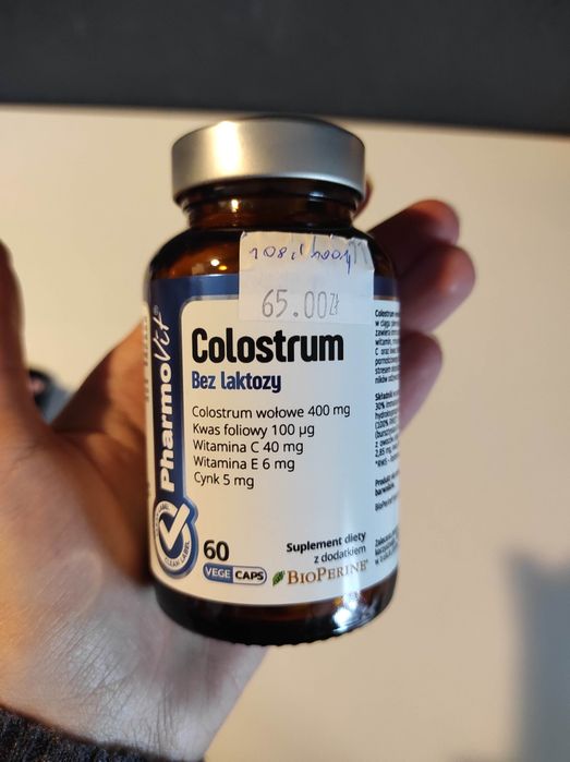 Colostrum bez laktozy pharmo vit vege 60 kapsułek