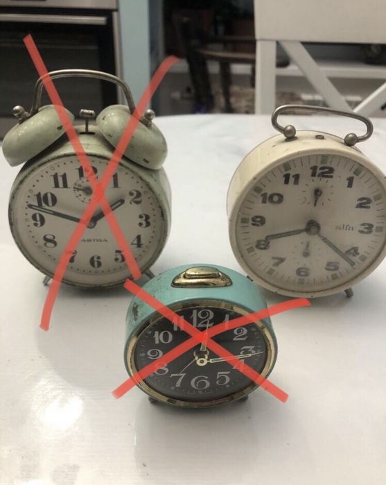 Старий німецький будильник