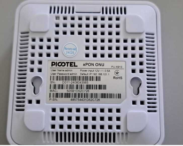 ONU Picotel PU-X910 Xpon EPON/GPON