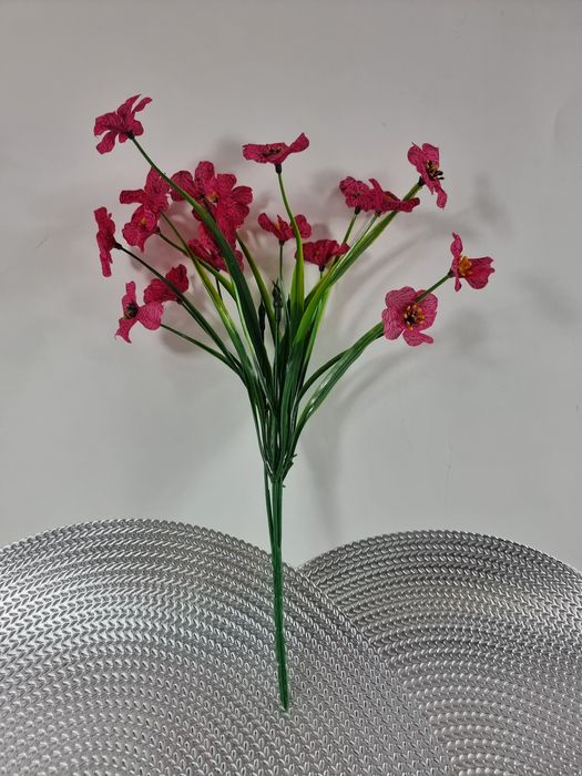 Sztuczne kwiaty bukiet bukiety do wazonu różowe