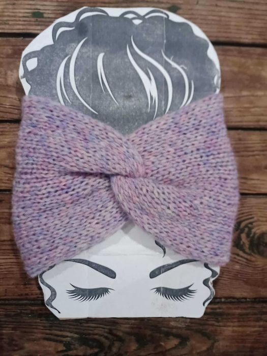 Opaska Handmade turban, dwuwarstwowa, Węzeł szeroka, Alpaca.