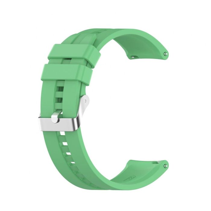 Bracelete 22mm em silicone, WATCH GT (Nova) Verde clara