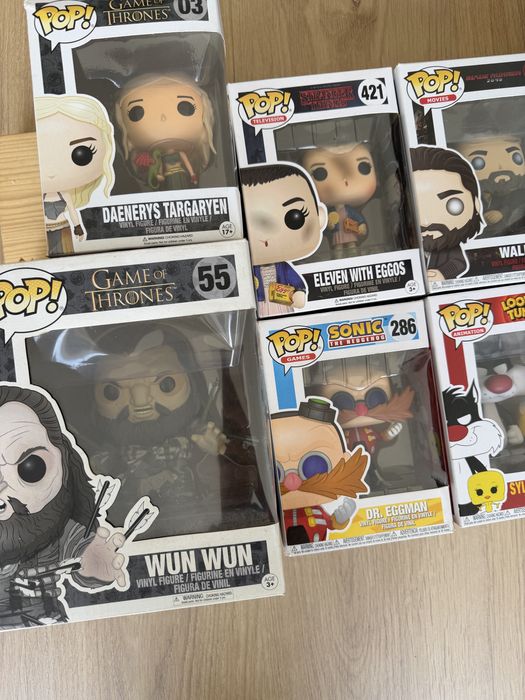 Funko POP lote todos em caixa nunca retirados