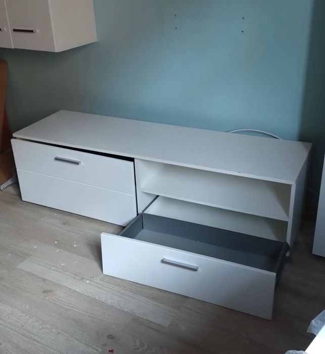 Meble białe wysoki połysk okazja