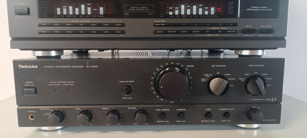 Wieża Technics 6 elementów Pioneer  Kenwood Onkyo Akai