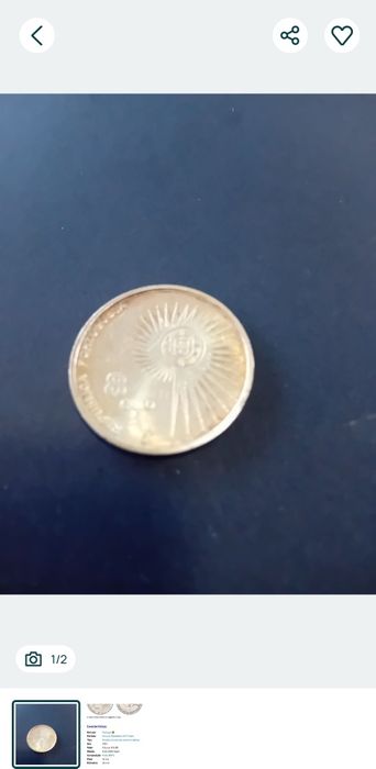 Conjunto de 3moedas comemorativas no valor de 28€ (10+10+8)