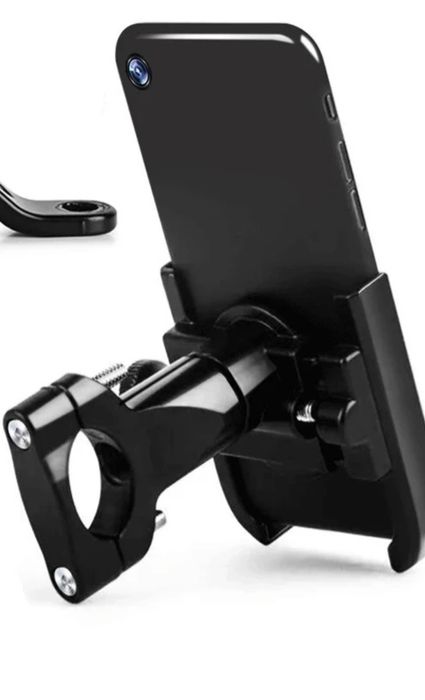 Держатель крепление алюминиевый смартфона телефона на руль мотоцикла