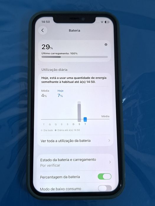 iPhone 12 Pro APPLE (6.1'' - 128 GB - Azul Pacífico) - Oferta Capa Original Cabo e Carregador tudo NOVO