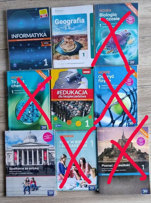 Podręczniki klasa 1 liceum