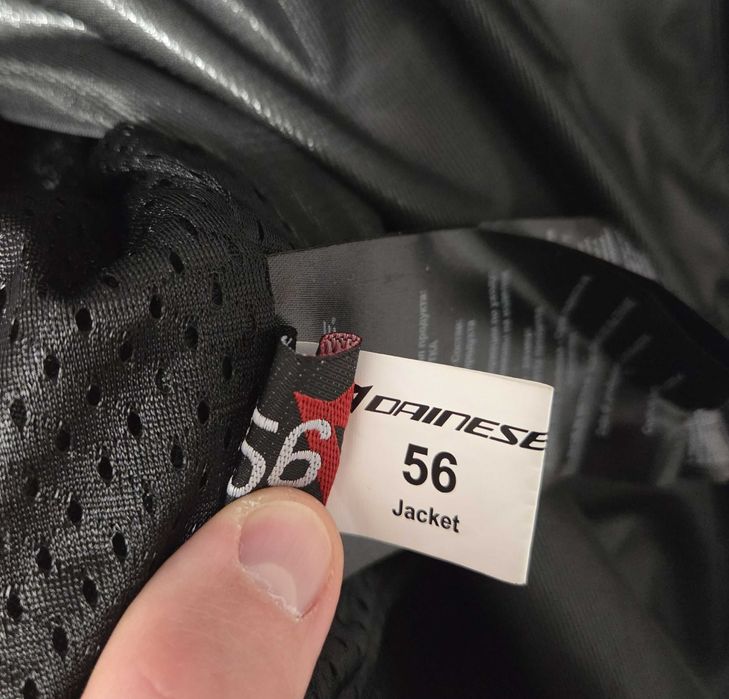 Motocyklowa kurtka DAINESE SpeedMaster, DDry, czarno/szara. Roz.56/XL