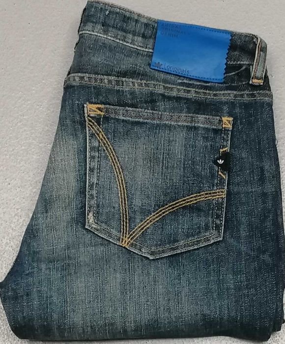 Ra) ADIDAS JEANS COUPLE spodnie damskie Roz. 29