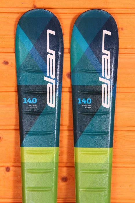 Narty dziecięce Elan Maxx 140 cm + Elan 7.5, Rocker, U-Flex, Grip Walk !2!