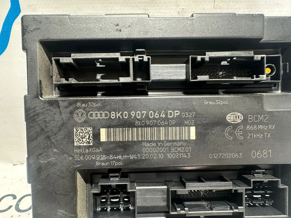 Módulo Confort BCM VW Audi 8K0907064DP 2008 - 2016