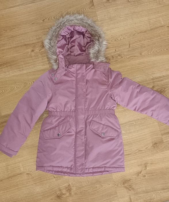 Kurtka zimowa dziewczęca roz.122/128 h&m