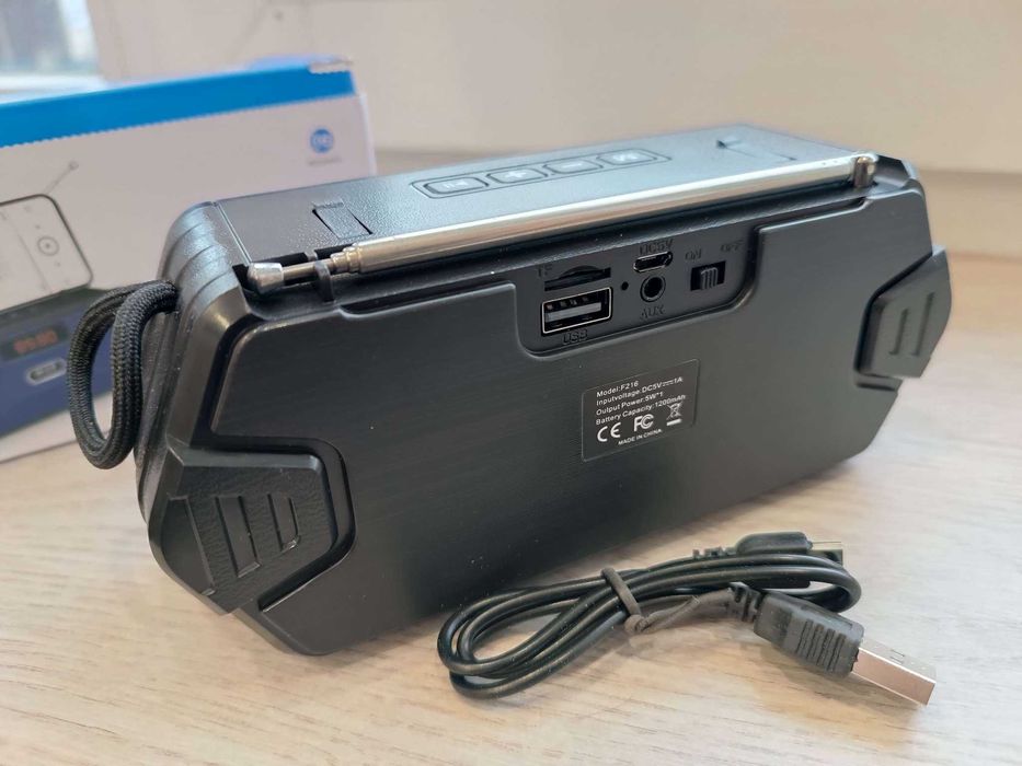Портативна Bluetooth колонка + FM-приймач AUX TF MP3  2 вида НОВІ
