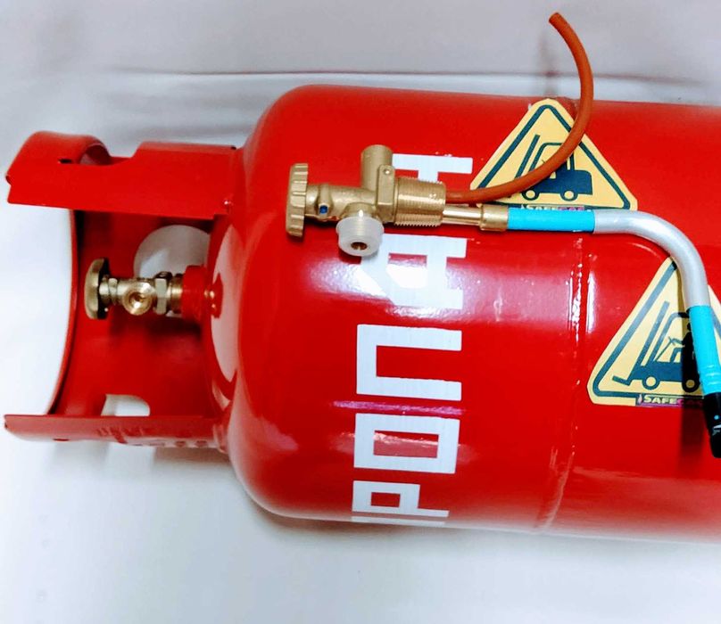 Газовый баллон автопогрузчиков кара Вентиль сифонной трубкой газовий