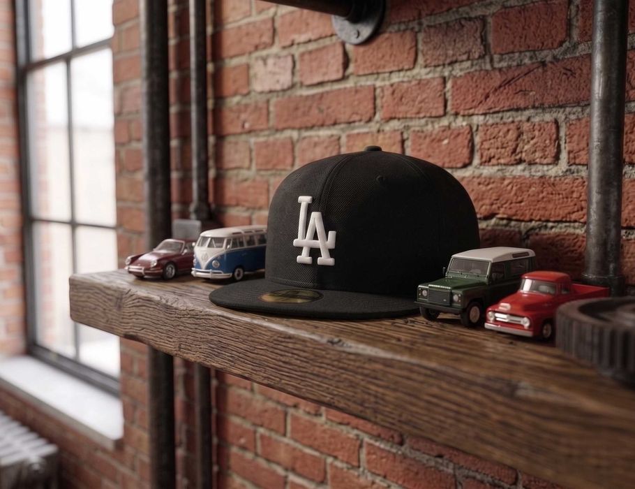 Wyprzedaż prywatnej kolekcji czapek New Era 59FIFTY - czarna - LA Dodgers League Essential